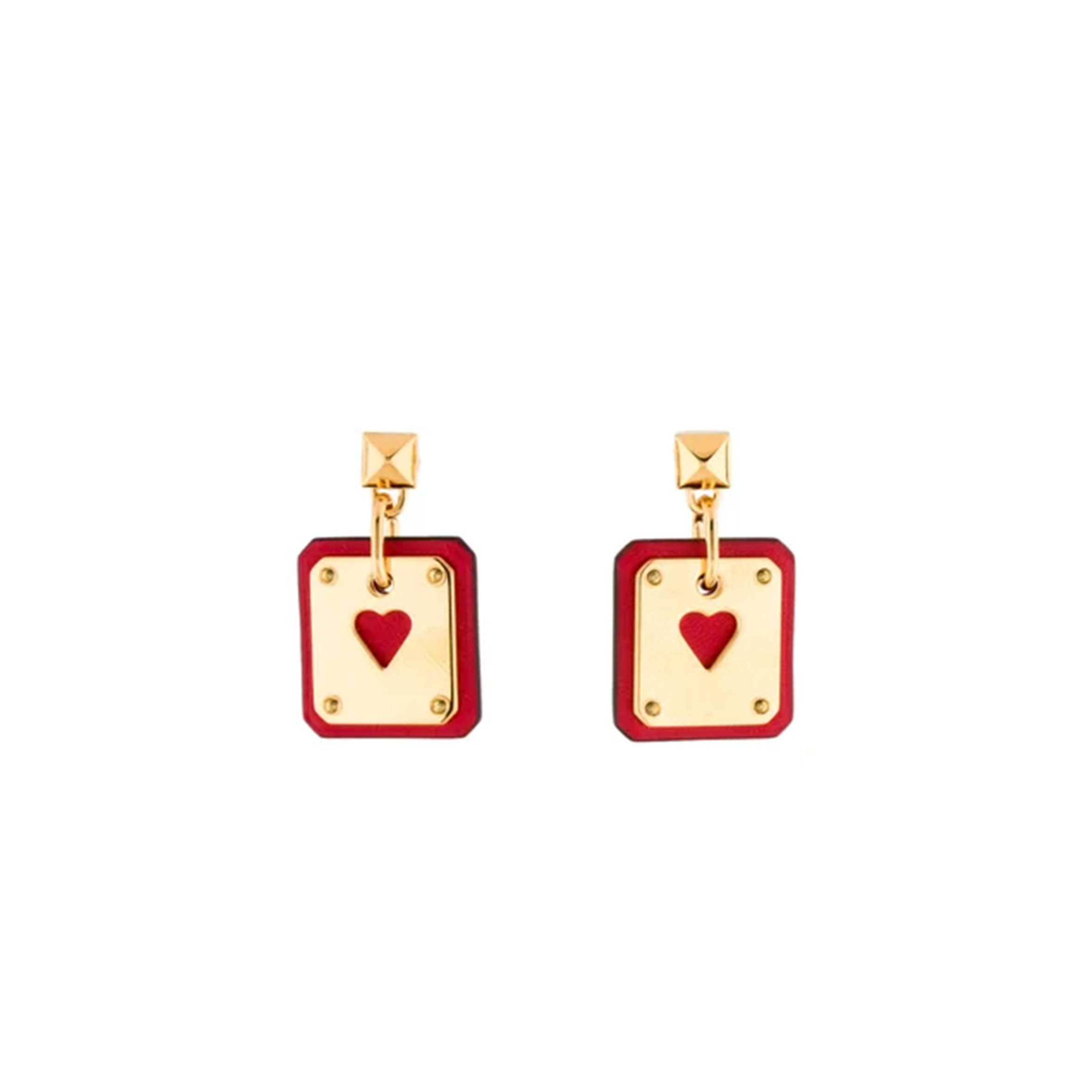 H**mes as de coeur drop earrings